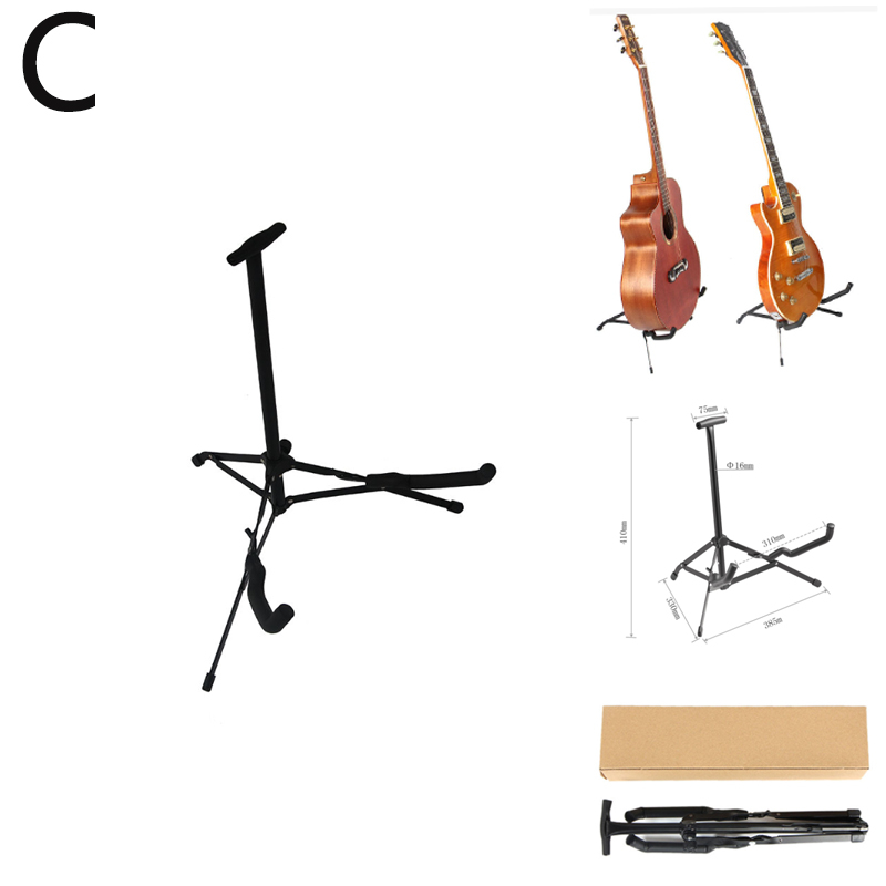 KAWES Guitar Stand Collapsible Iron Tripod Guitar Stand From 25 to 30 ...