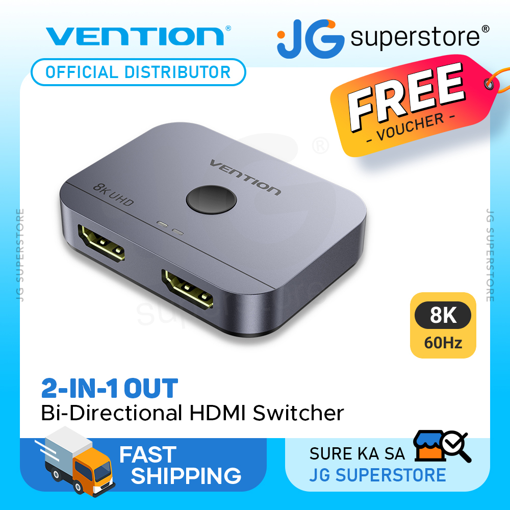 [CLEARANCE] Vention Bi-Directional 8K 60Hz HDMI USB-C Switcher w/ 3D ...