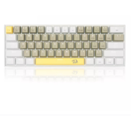 Redragon K606 Lakshmi 61-Key Mechanical Keyboard Black White Orange ...