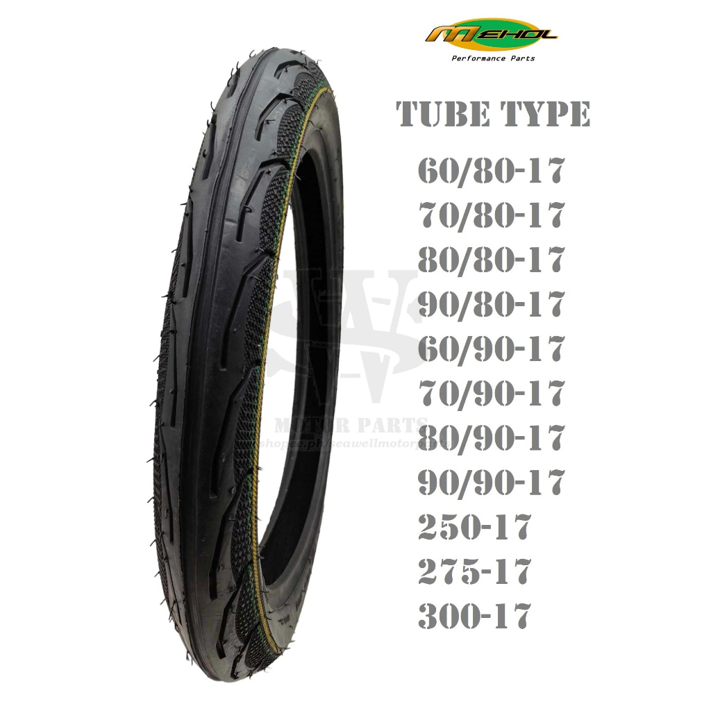 MEHOL TUBE TYPE TIRE x 17 | Shopee Philippines