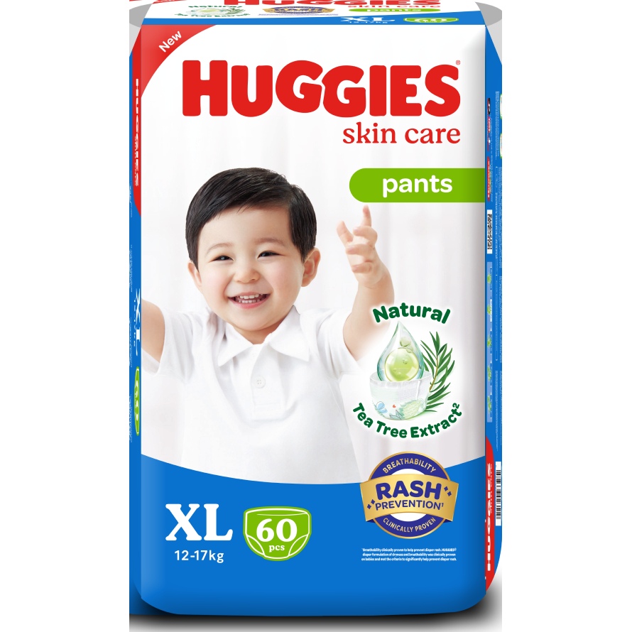 Huggies Diaper Dry Pants XL 60pcs (Tea Tree Only) Shopee Philippines