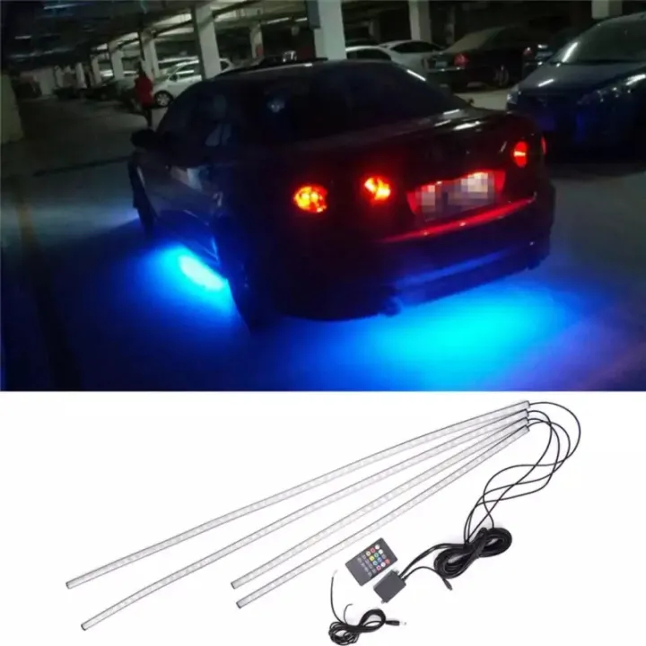 Car LED Lights Under Car Flexible Strip Lights RGB Car Under System