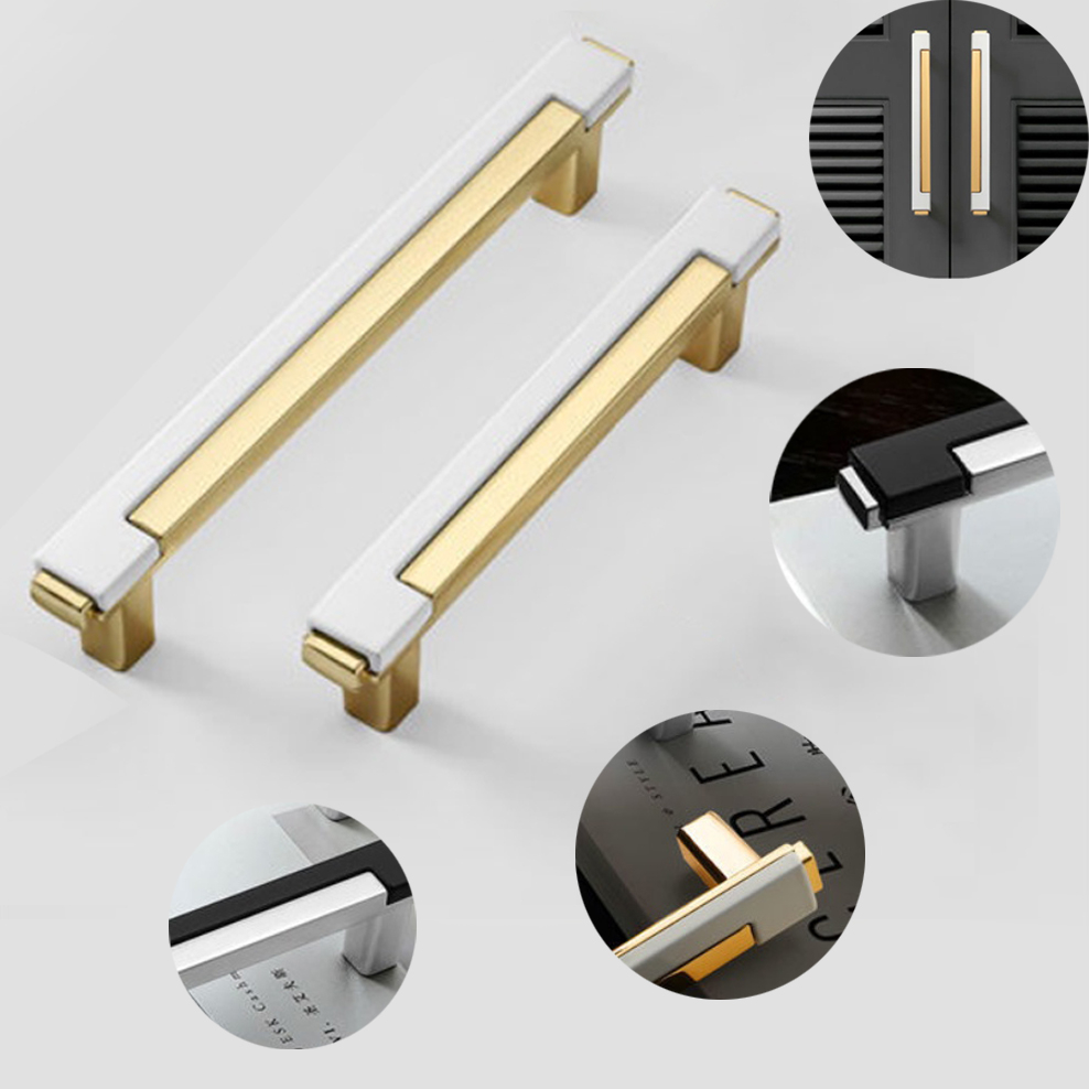 Modern drawer handles, fashionable cabinet handles, zinc alloy wardrobe ...