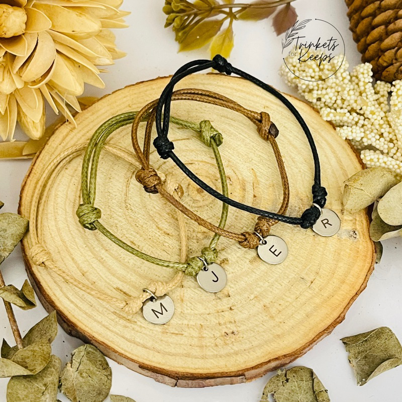 Friendship Bracelet Custom Initial Bracelet Initial Bracelet