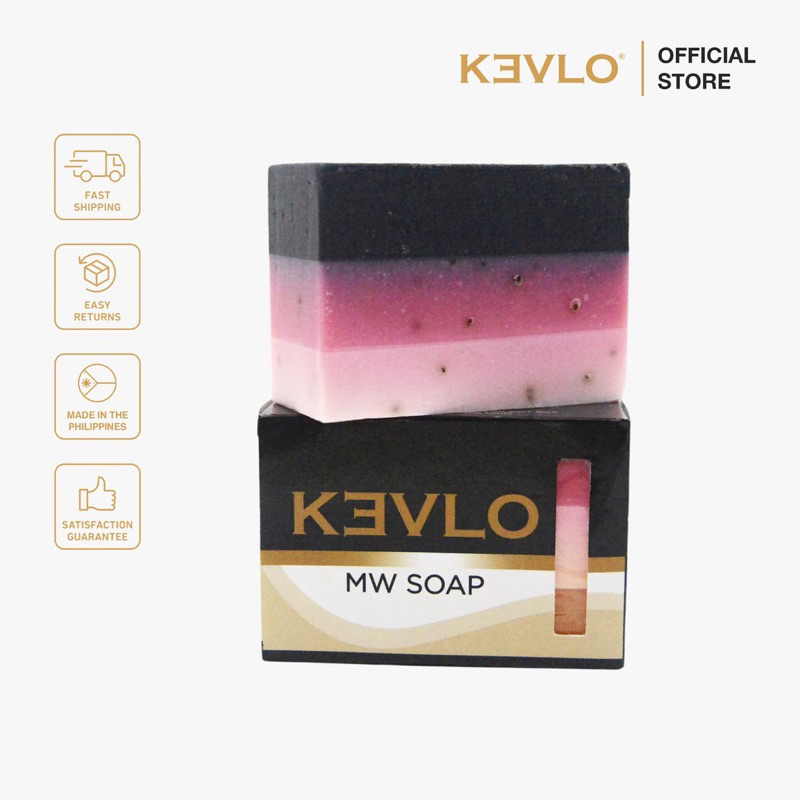 KEVLO MW Soap (w/ activated charcoal) - COD Available | Shopee Philippines