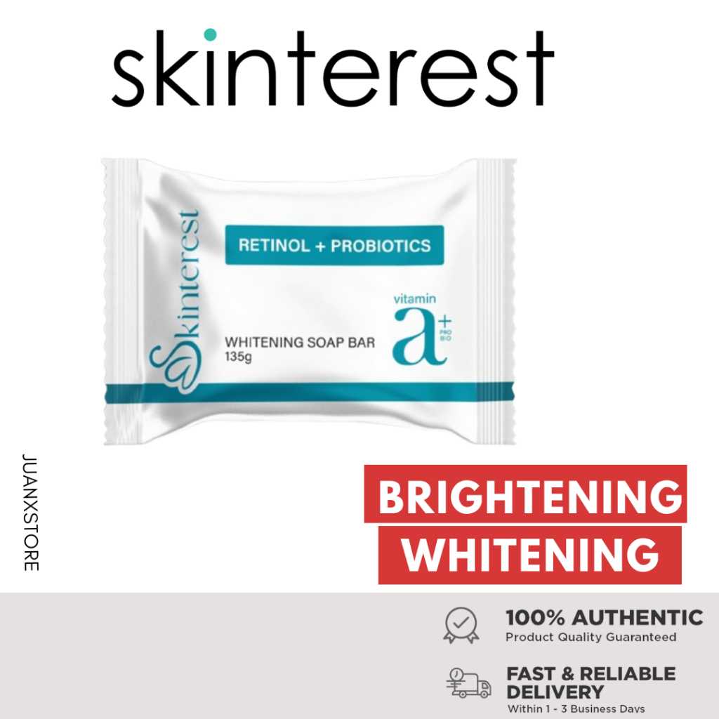 Skinterest Retinol plus Probiotics Antiaging and Whitening Soap 135g
