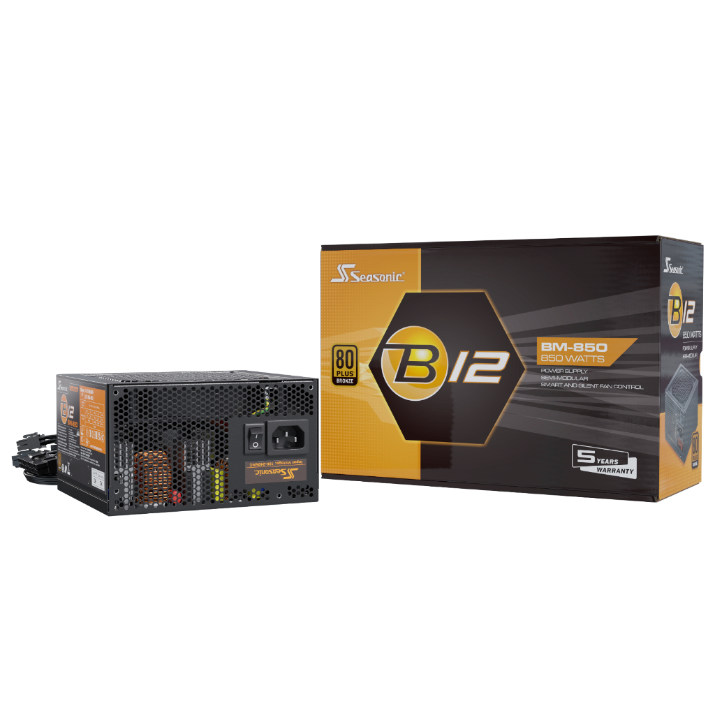Seasonic B12 Series ( BM550 BM650 BM750 BM850 ) 80 Plus Bronze Non ...