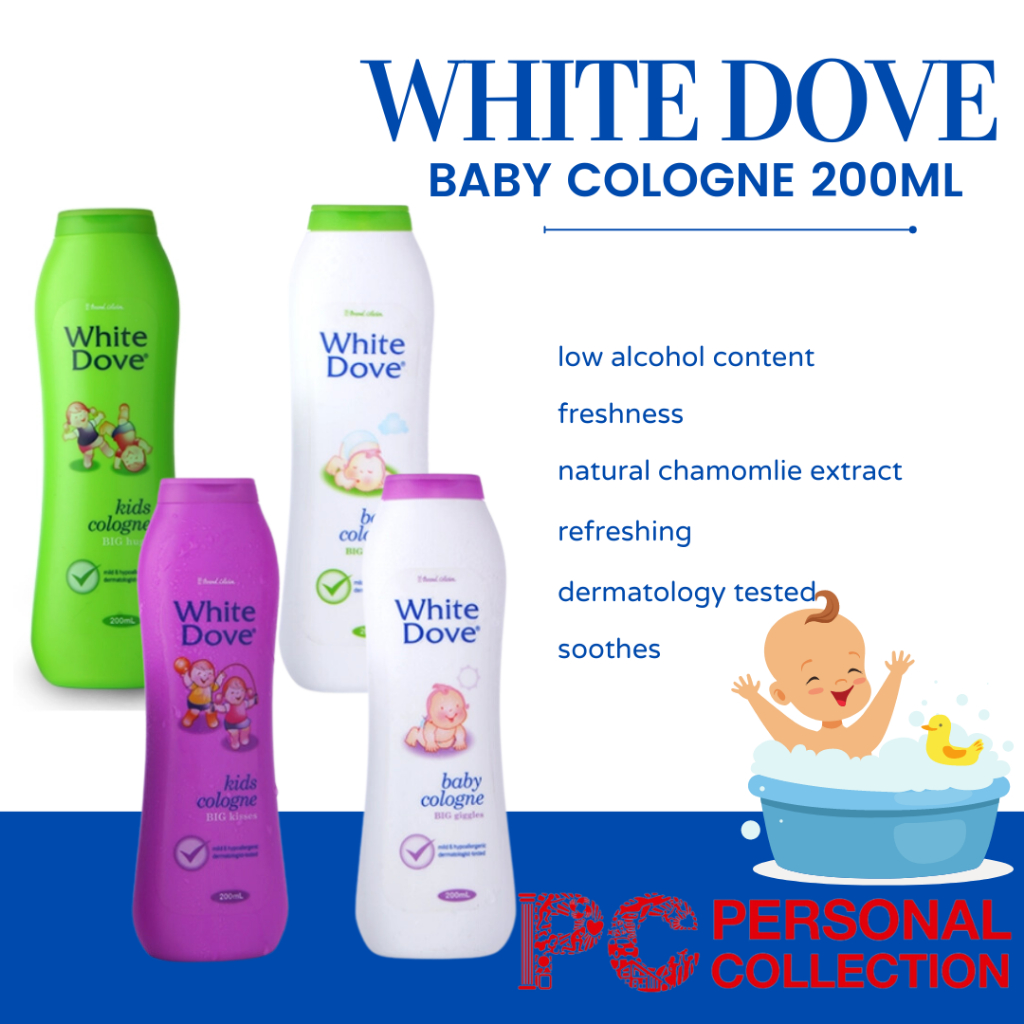 PERSONAL COLLECTION White Dove Baby Cologne 200ml | Shopee Philippines