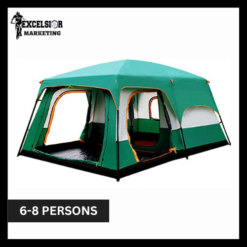 Excelsior Double Layers Tent 68 Person Large Camping Tent Waterproof