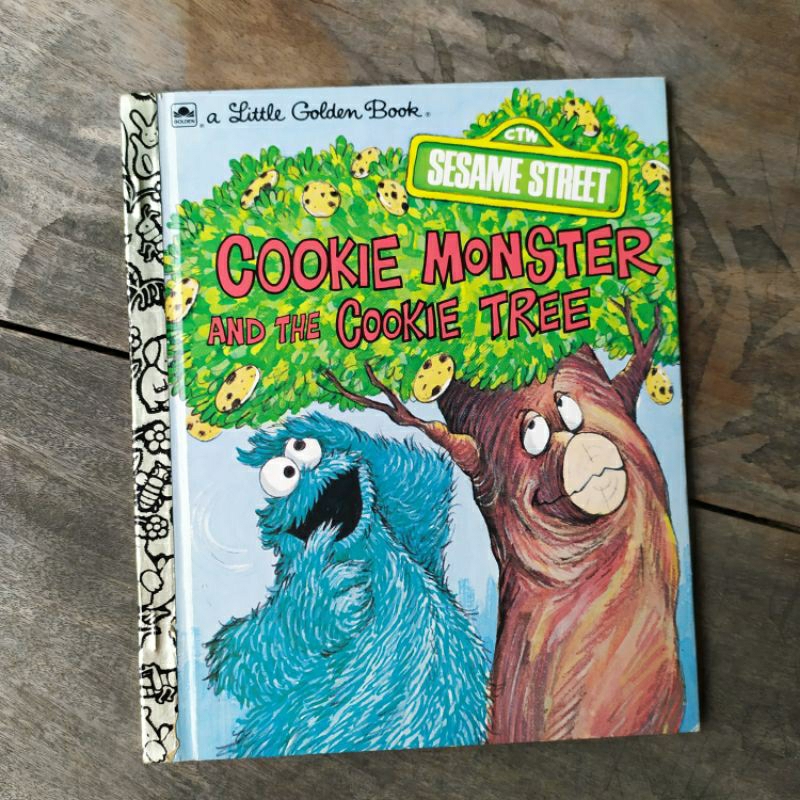 Vintage Little Golden Book Cookie Monster and the Cookie Tree Sesame