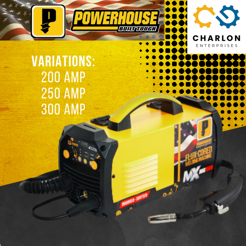 POWERHOUSE MIGWELD 250amp 250A Gasless MIG Inverter Synergic IGBT ARC