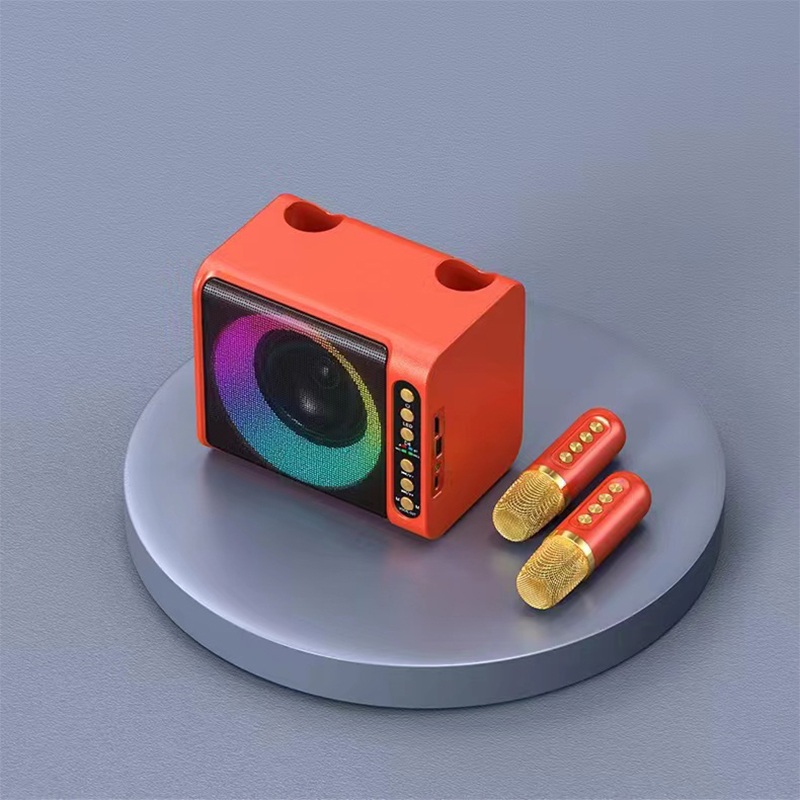 3D stereo amplifier Bluetooth speaker RGB Light wireless Bluetooth dual ...
