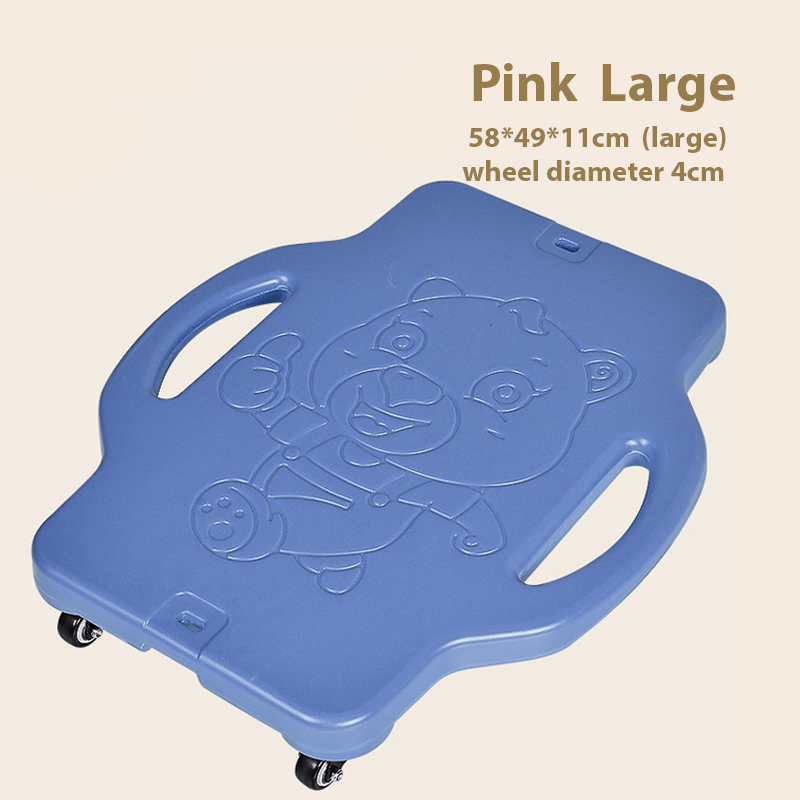 Indoor Scooter Board with Safety Handles for Kids Ages 612 Plastic