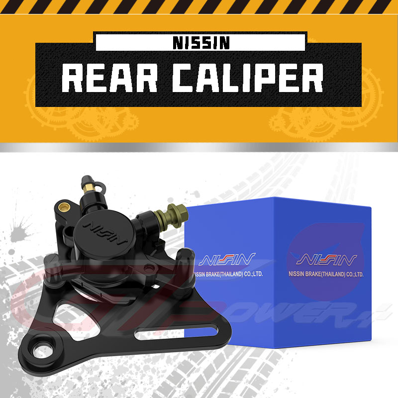 NISSIN REAR BRAKE CALIPER RAIDER150 / REAR BLACK MADE IN THAILAND