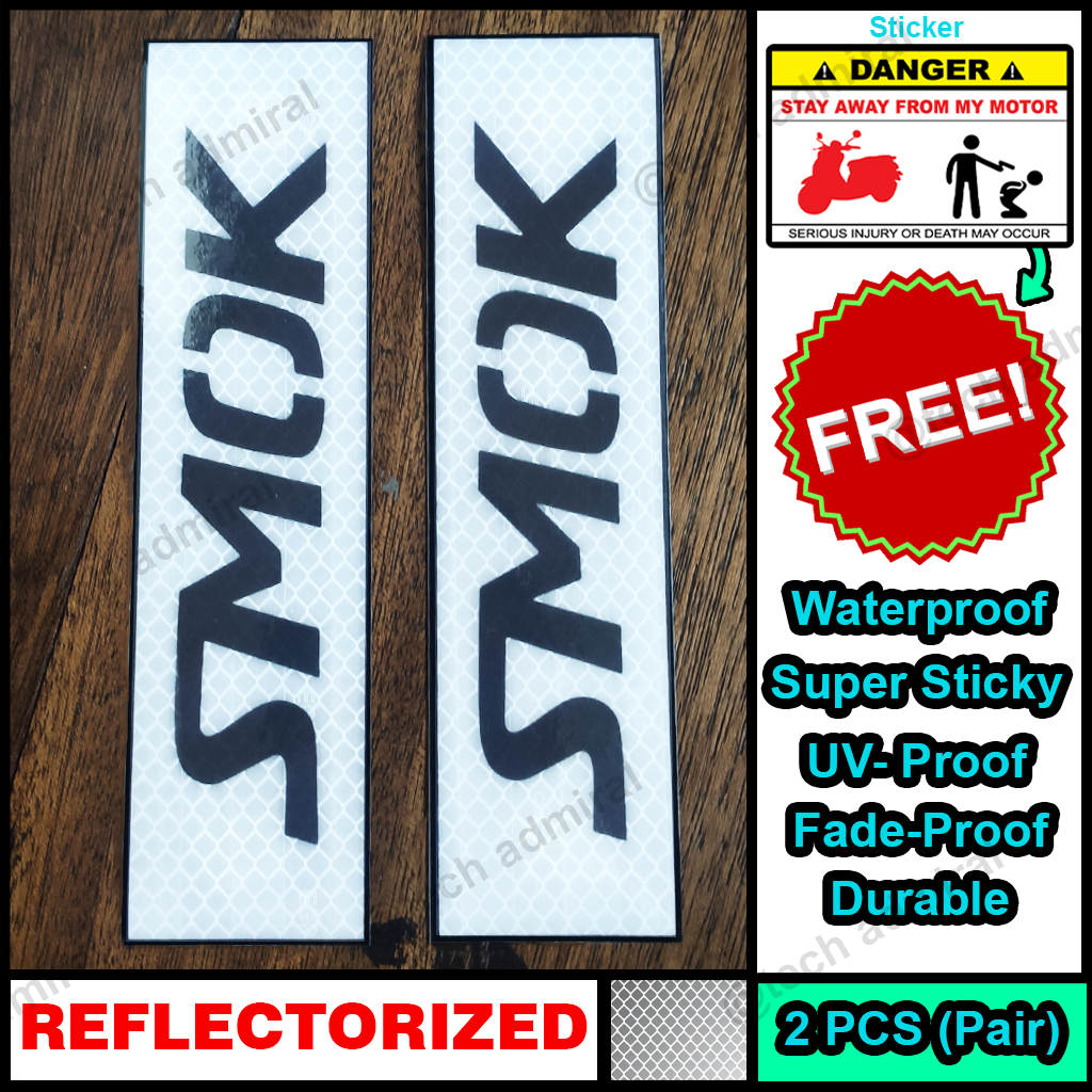 Alloy Top Box Sticker Waterproof SMOK (REFLECTORIZED) Shopee Philippines