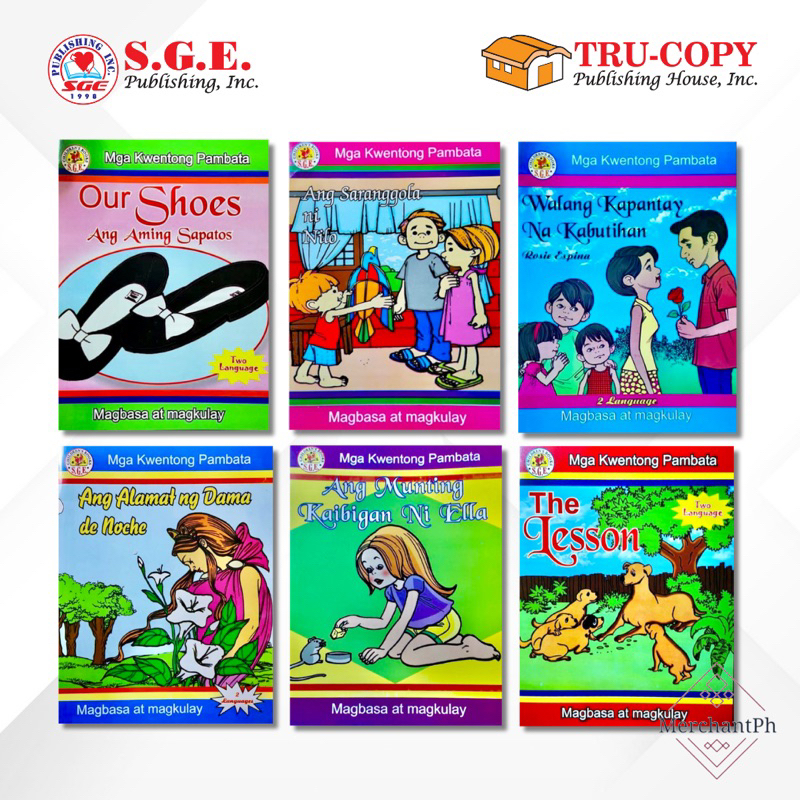 Childrens Tagalog Books Kwentong Pambata Collection 3 Shopee