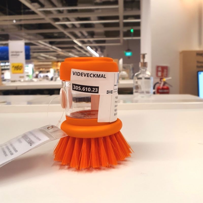 Ikea Dishwashing Brush with Soap Dispenser (2023 Design) Shopee