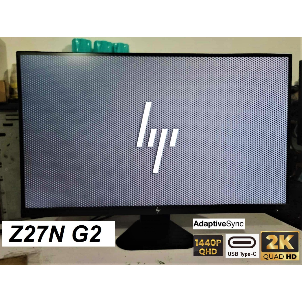 HP 27" Z27n G2 1440p 2K Reso QHD Frameless IPS Gaming monitor,Adaptive