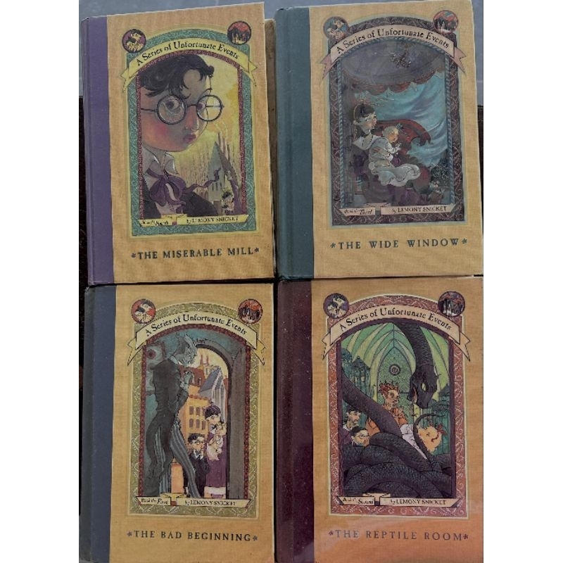 A series of unfortunate events books 1-4 | Shopee Philippines