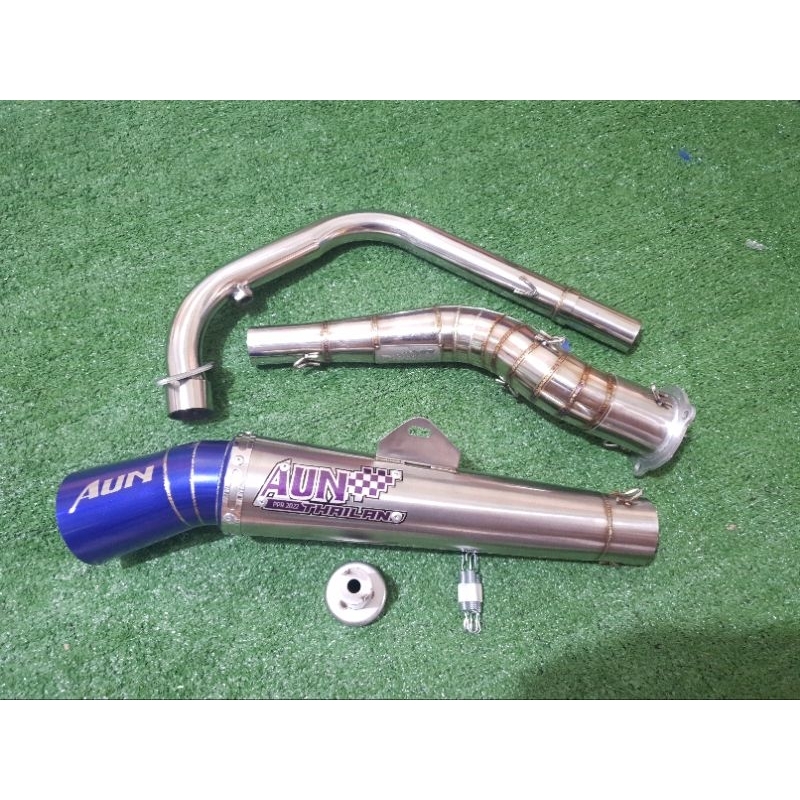 MUFFLER SET BIG BLUETIP -R150carb , R150 FI, Rs150, Sniper 150/ 155 Tmx ...