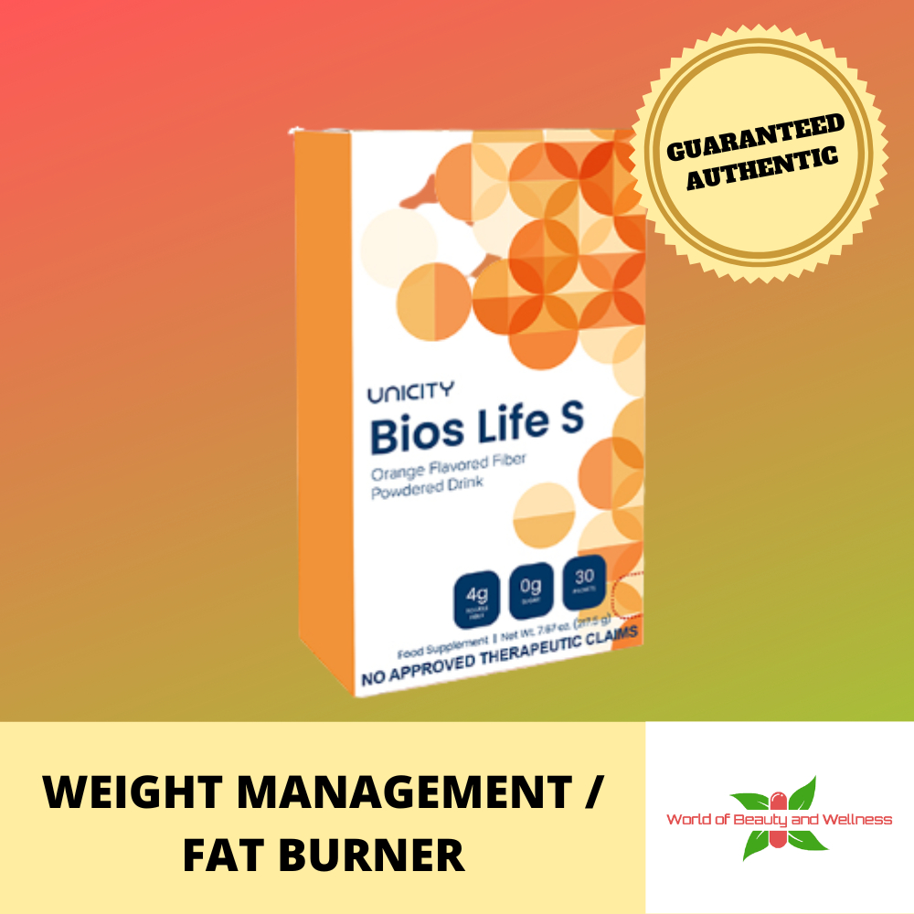 UNICITY Bios Life S (Slim) - Fiber Drink (30 sachets New Packaging) Exp ...