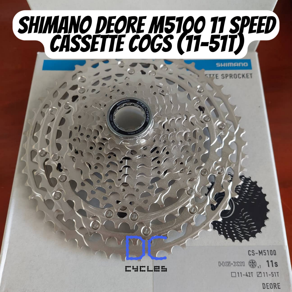 Shimano Deore M5100 11 speed cogs (11-51T) | Shopee Philippines