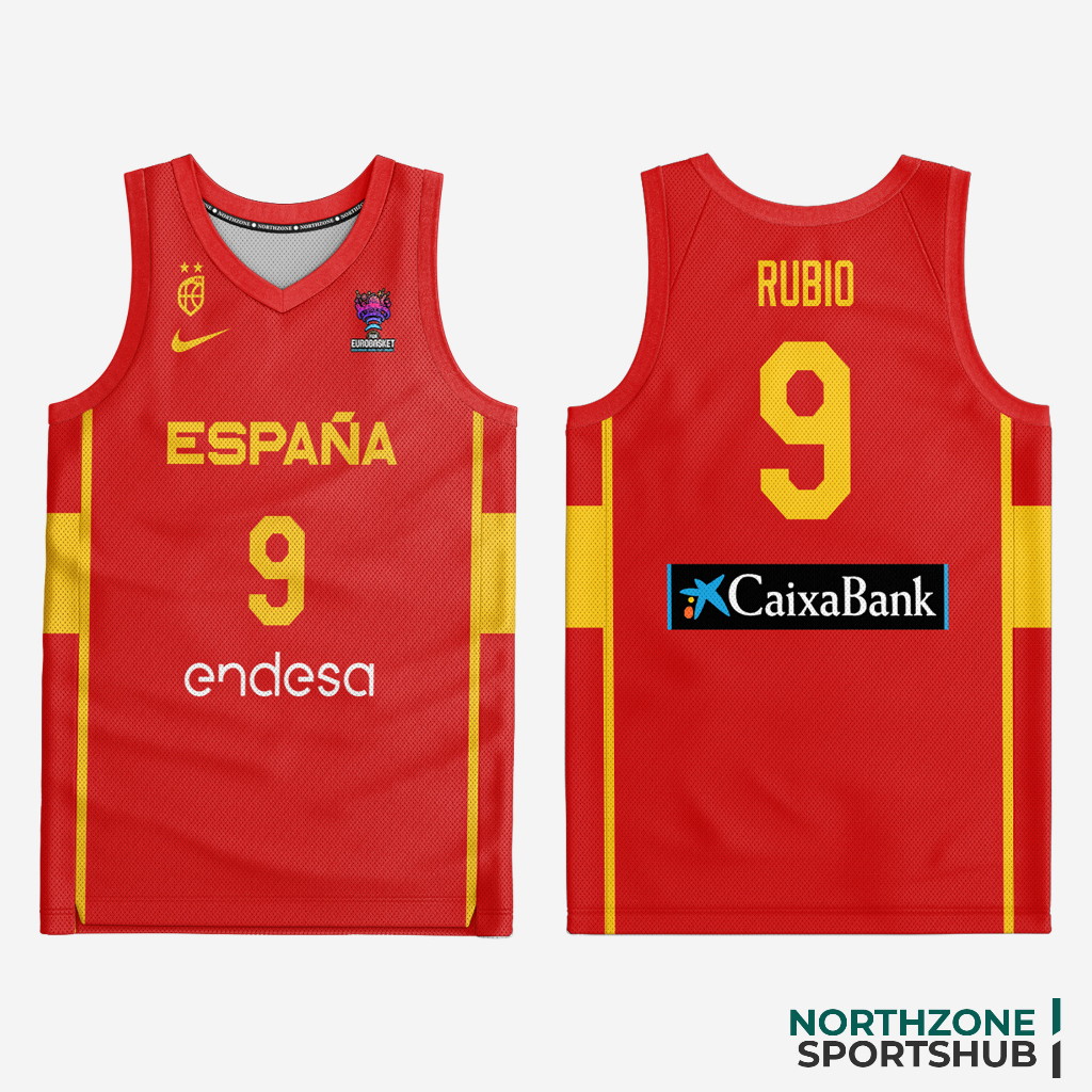 NZ I España Basketball Olympic 2021 Full Sublimation Basketball Jersey