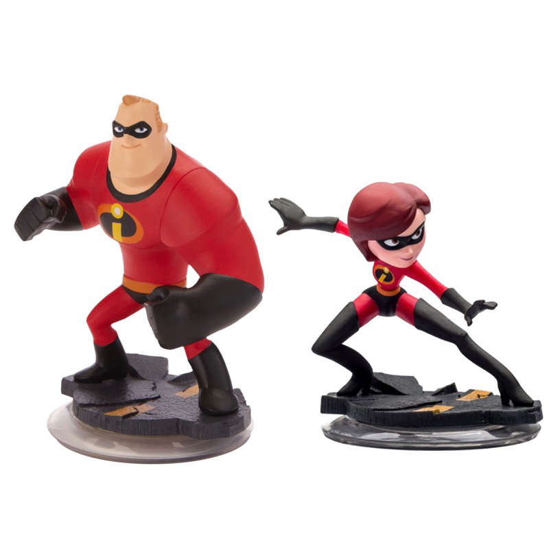 Bob Parr And Helen Parr Nfc Action Figure Set By Avalanche (disney 