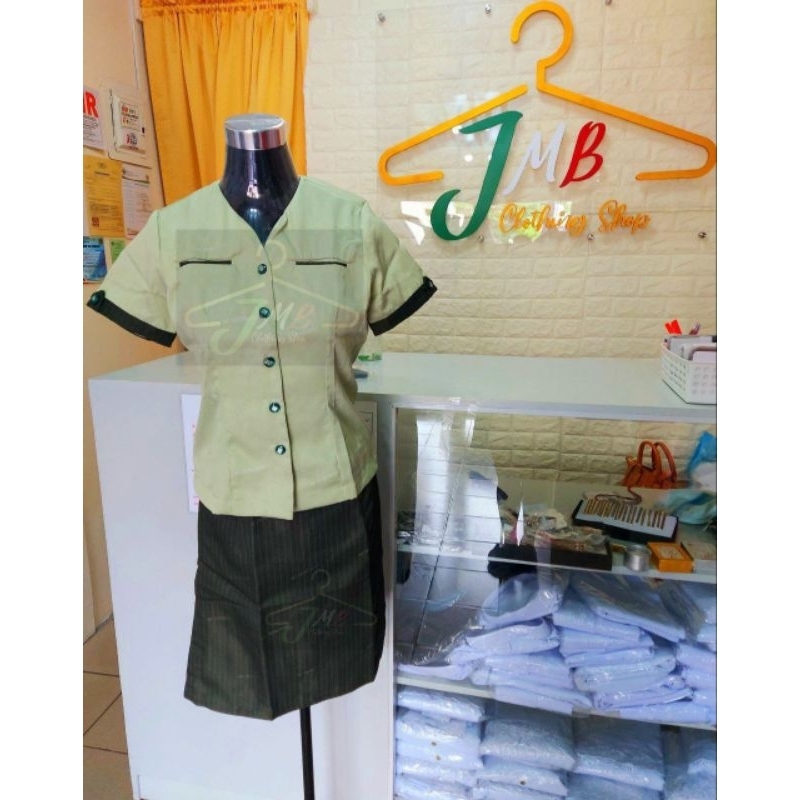 Secretariat/Kalihim Uniform (WOMEN) JMB Clothing Shop Shopee