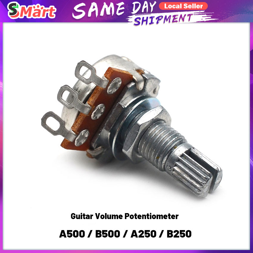 A500K B500K A250K B250K Split shaft 18mm Guitar Volume Tone Pots