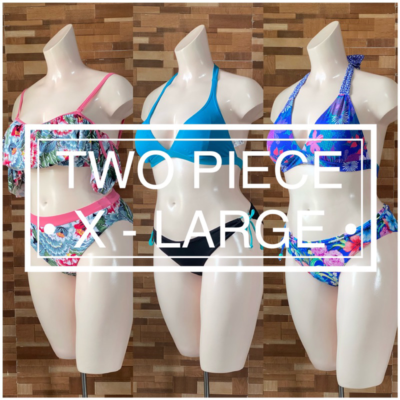 EXTRA LARGE TWO PIECE SWIMSUIT Shopee Philippines