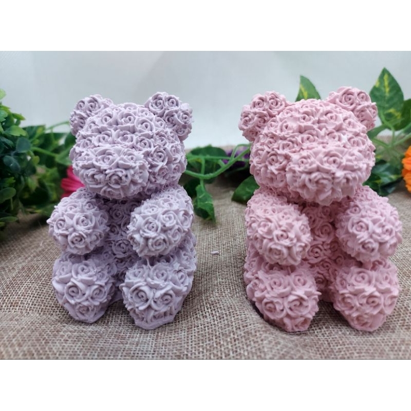 Bear and Roses Figurine Shopee Philippines