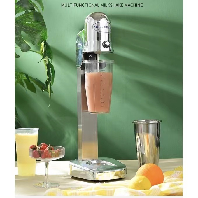 Electric Stainless Steel Milkshake Machine Milktea Mixer Blender Milk