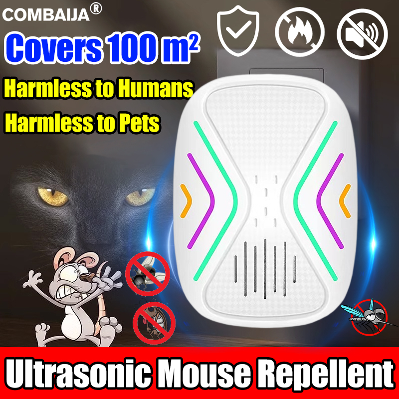 Upgrade⭐Ultrasonic Mice Repeller Sound waves to repel mice Electric
