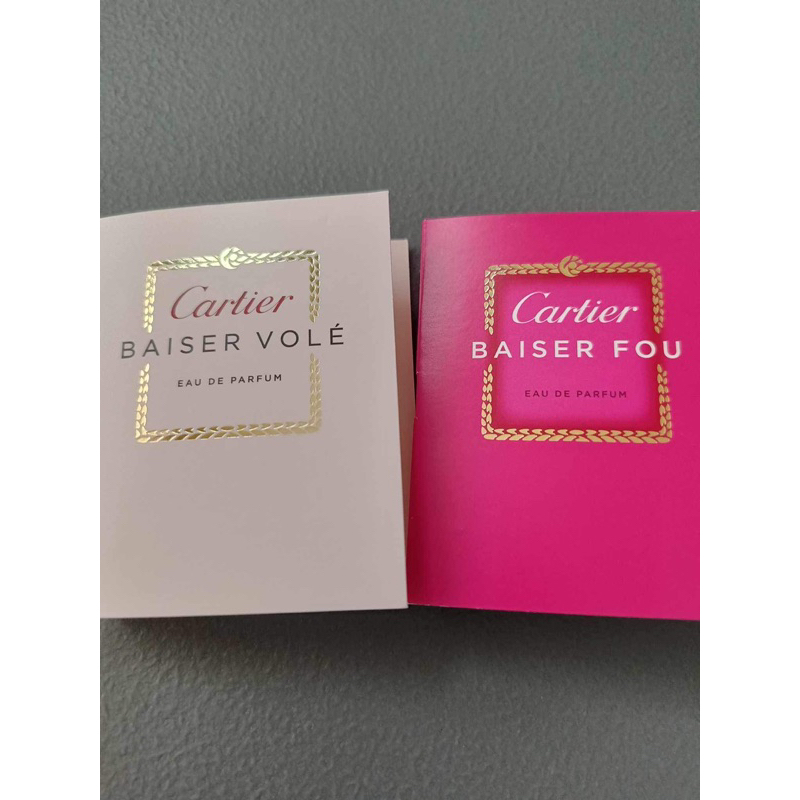 Authentic Perfume Samples CARTIER ( each sold seperately) | Shopee ...