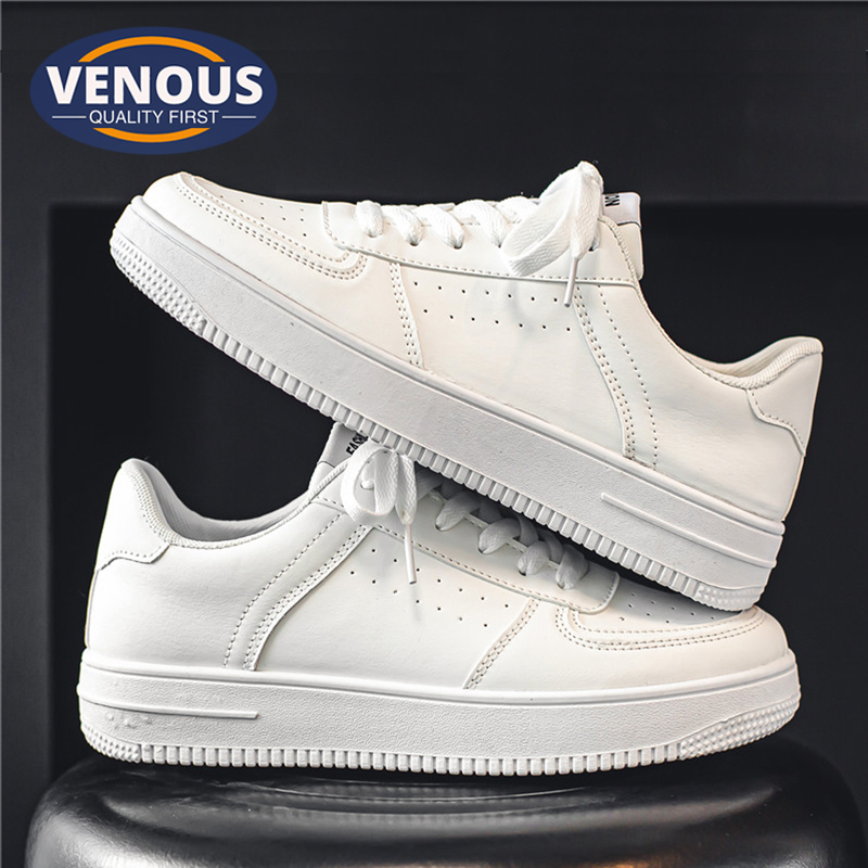 【venous】2024 All White Shoes For Men On Sale Original Classical Sneakers For Men Casual Men 9349