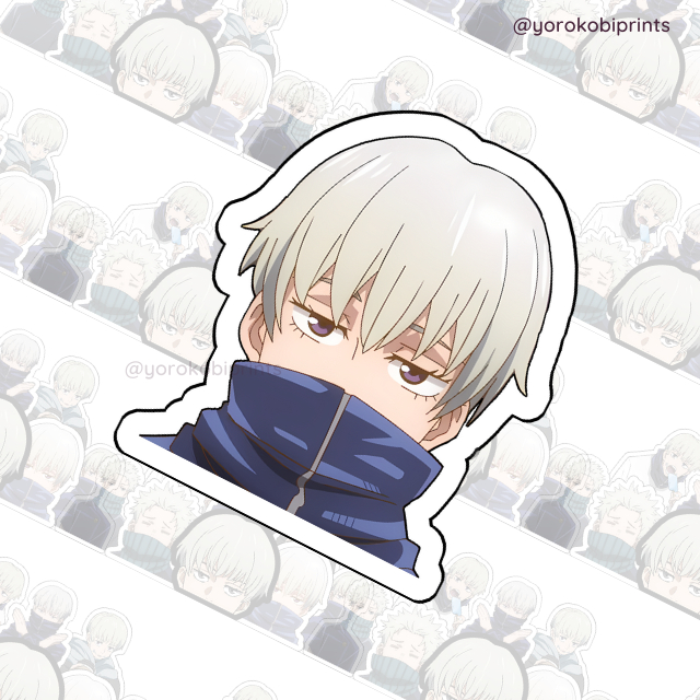 Toge Inumaki Jujutsu Kaisen Peeker Icon Waterproof Laminated