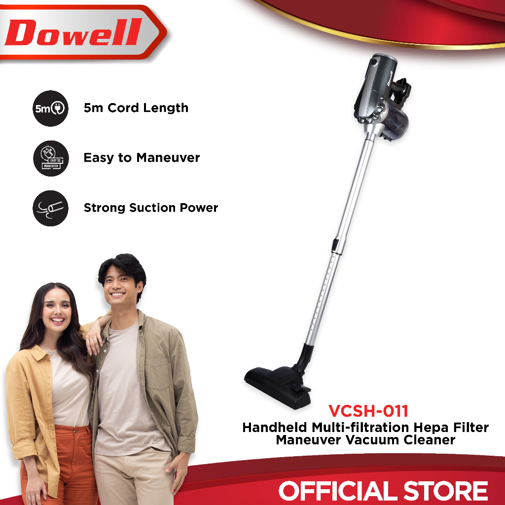 DOWELL VCSH011 2in1 Stick Handheld Multifiltration Hepa Filter