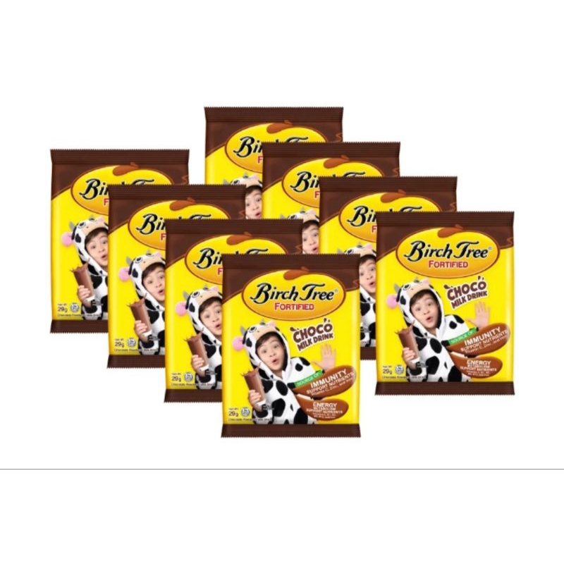 Birch Tree Choco sachet 29g x 8pcs Shopee Philippines