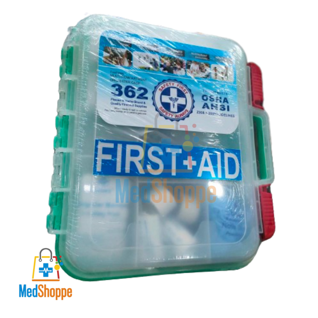 FIRST AID KIT OSHA ANSI 362PCS | Shopee Philippines