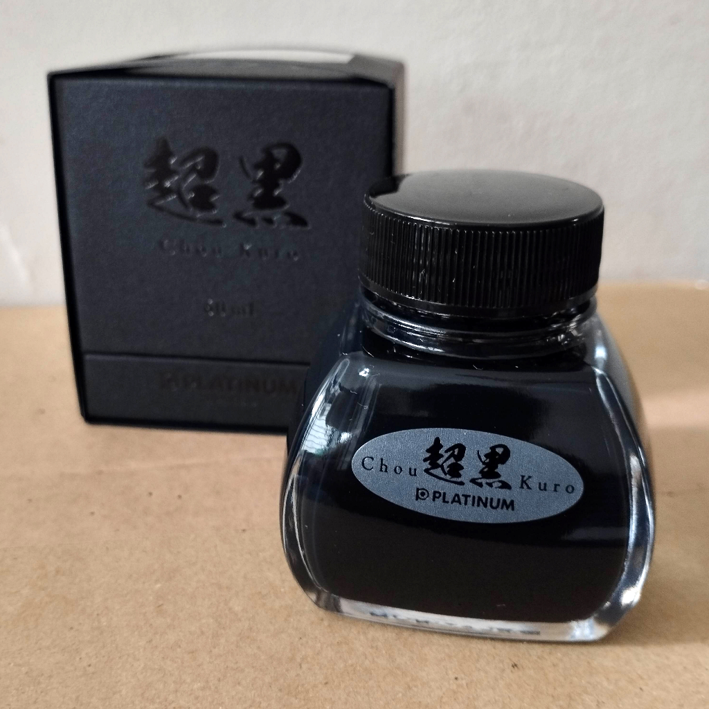 PLATINUM CHOU KURO Black Permanent Waterproof Ink - 60ml | Shopee ...