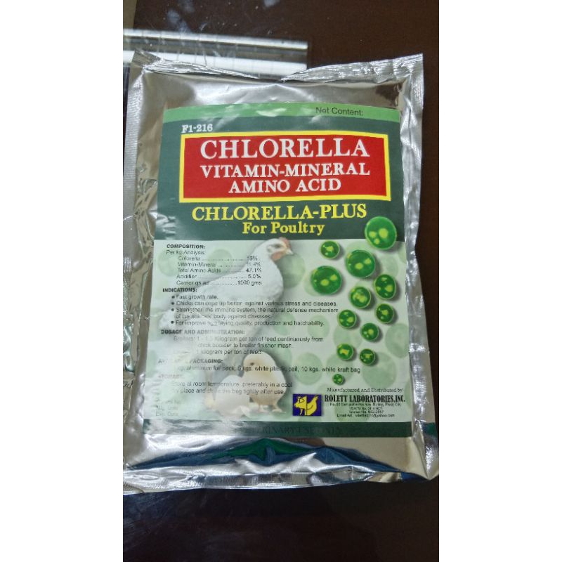CHLORELLA FOR POULTRY (WITH VITAMIN, MINERAL & AMINO ACID) Shopee