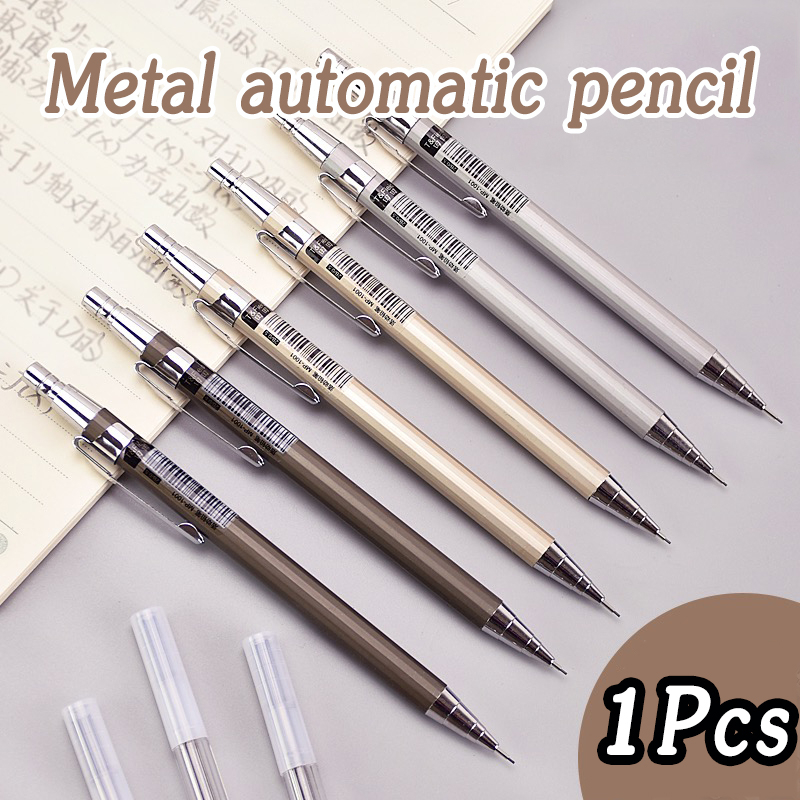 0.5/0.7mm Metal Mechanical Pencil Automatic Pen Press Pen Automatic ...