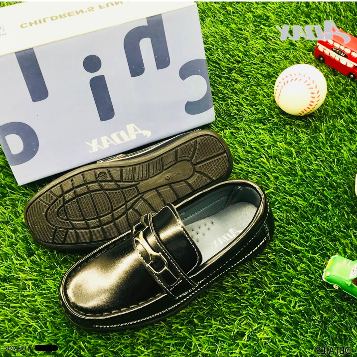 Men's casual Black School Shoes for black shoes rubber 512 Shopee Philippines