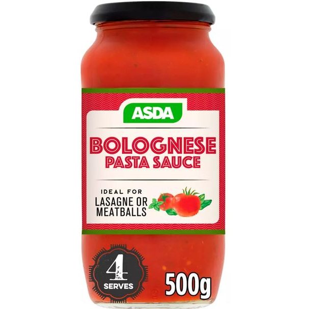 ASDA Bolognese Pasta Sauce 500g Add rich, Italianinspired flavour to