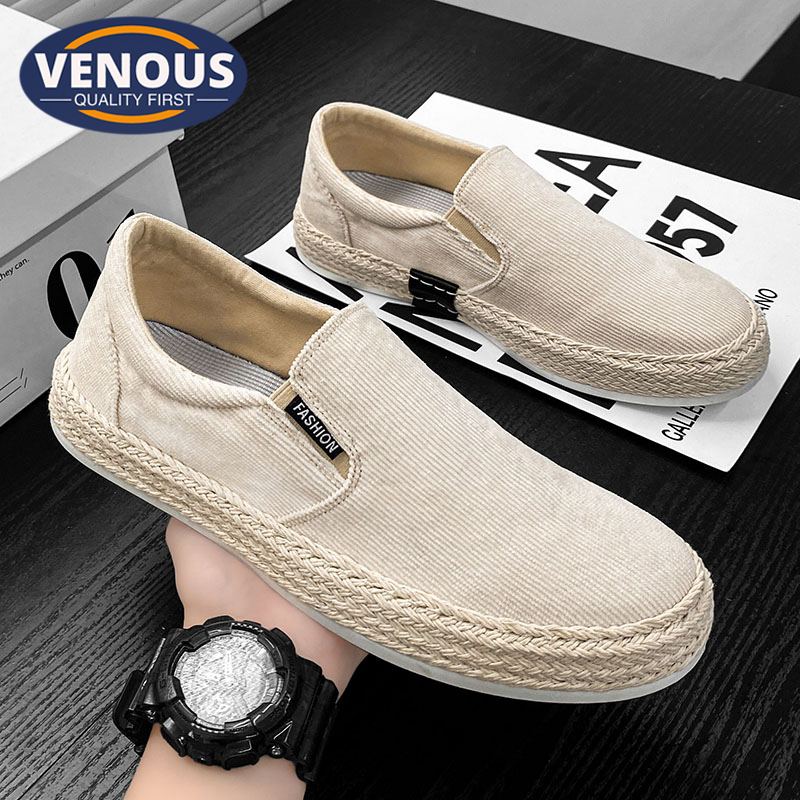 【Venous】2023 New Casual Boat Shoes for Men on Sale Original Low Cut