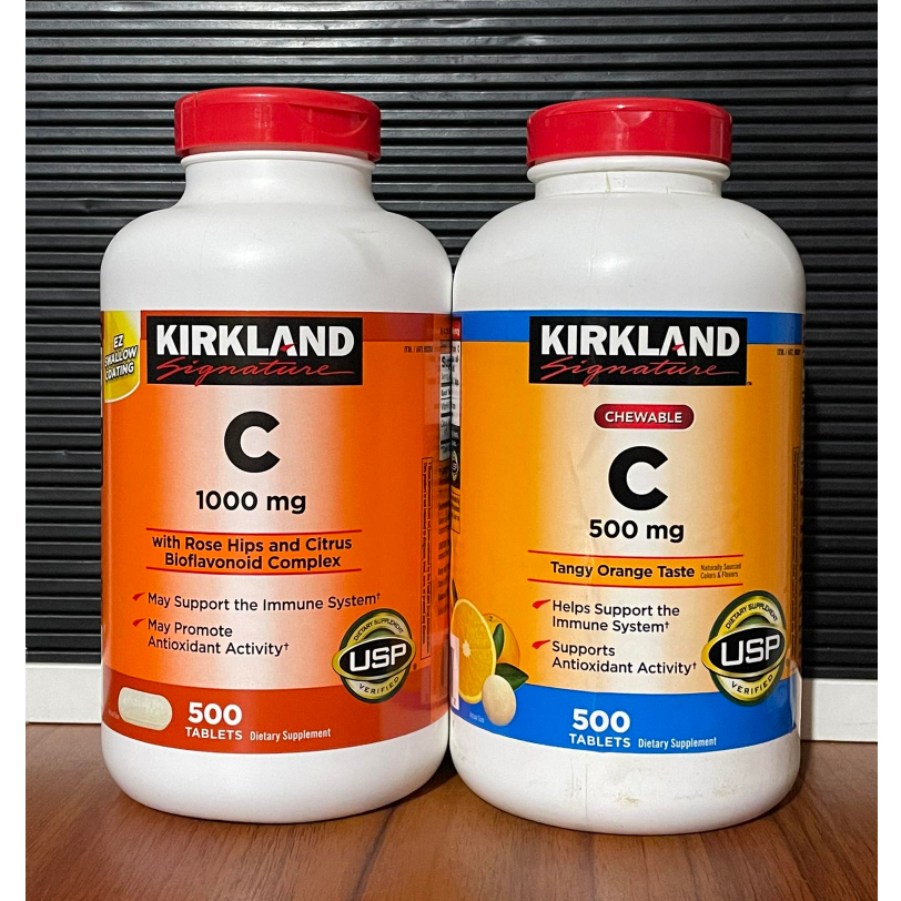 Kirkland Signature Vitamin C 500mg/1000mg, 500 Tablets Shopee Philippines