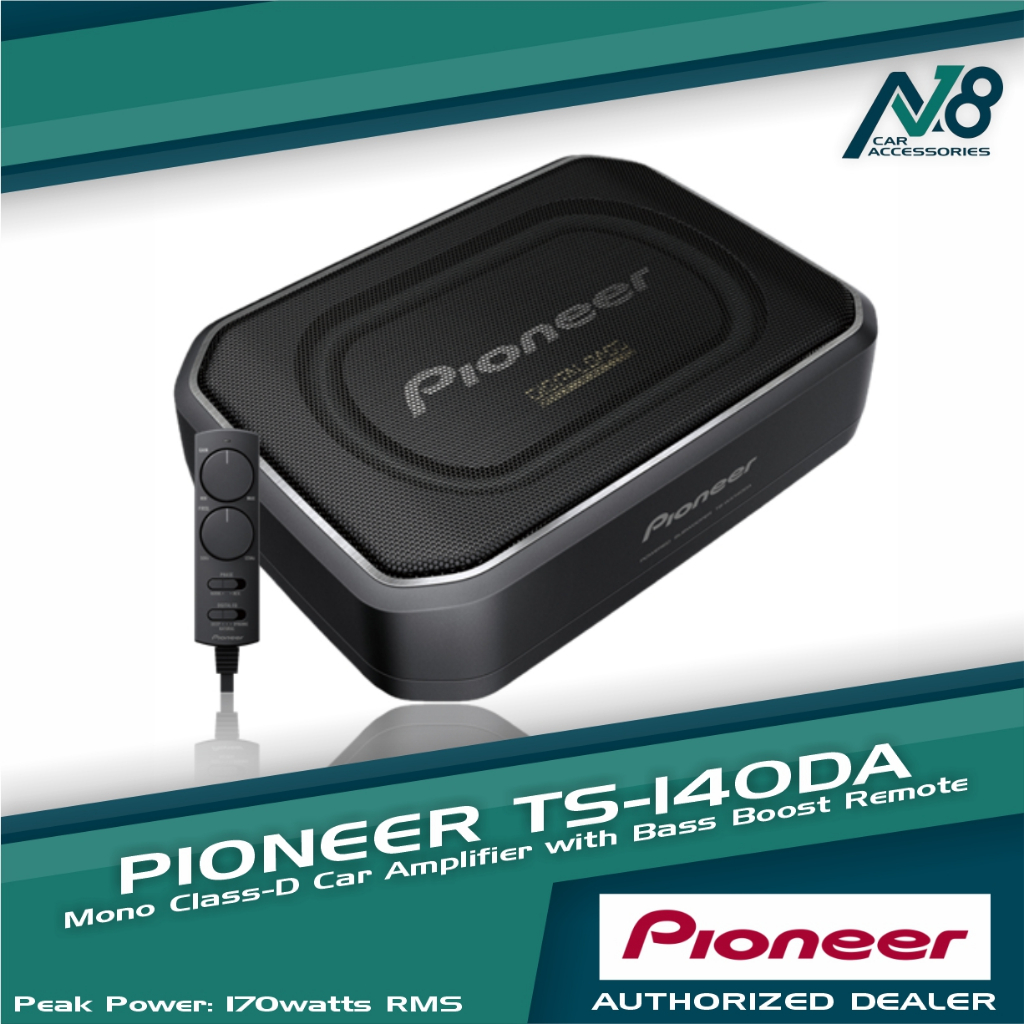 Pioneer TSWX140DA Compact Underseat Sub Woofer with builtin ClassD