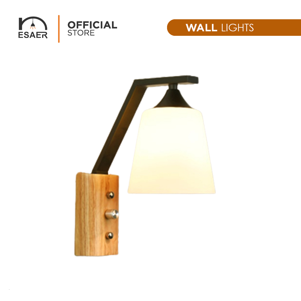 ESAER Modern Wall Sconce Lighting Fixture Lamps Hardwire Industrial