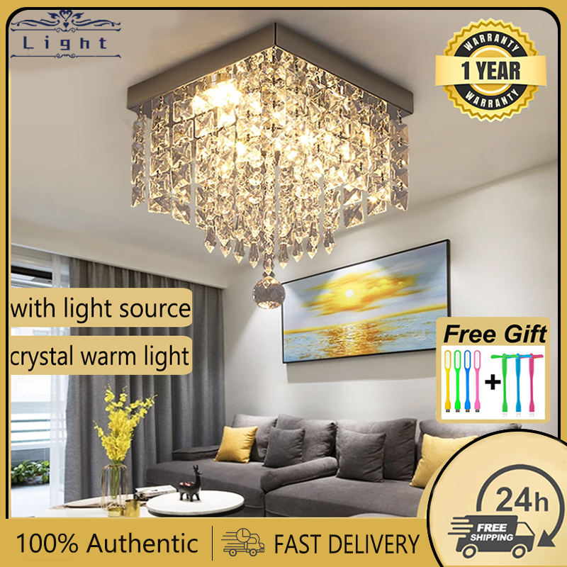 Crystal Light Living Room Lights Ceiling Light Led Lighting Lamp